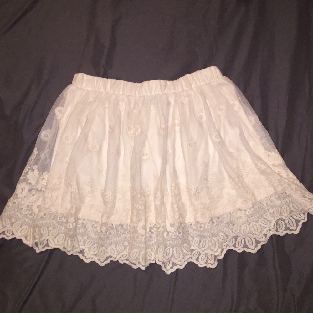 Forever 21 floral skirt